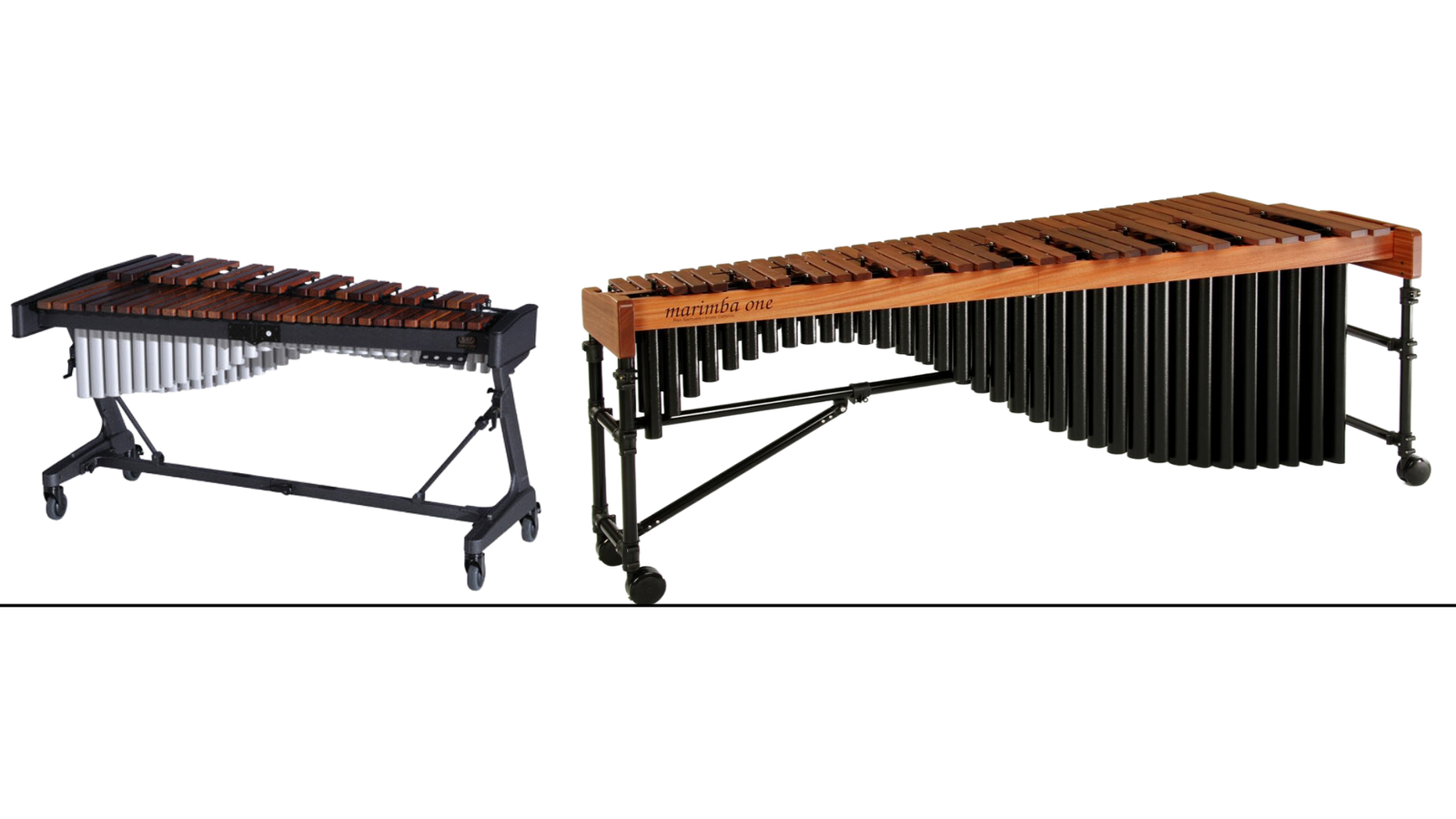 xylophone and marimba beside each other